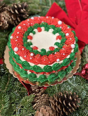 Medium Merry & Bright Cake *Cake of the Month