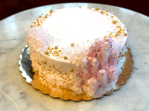 Small Rose Quartz Cake *Cake of the Month