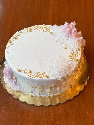 Medium Rose Quartz Cake *Cake of the Month