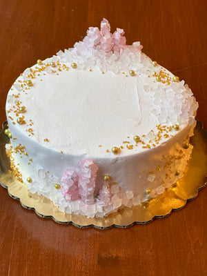 Mini Rose Quartz Cake *Cake of the Month